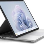 Microsoft Notebook Surface Laptop Studio 2 de 14,4 polegadas com tela sensível ao toque conversível (deslizante flutuante) 2 em 1 - Intel Core i7 13ª geração i7-13700H - Plataforma Intel Evo - 16 GB