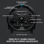Volante Logitech Q923 para corridas - Image 4